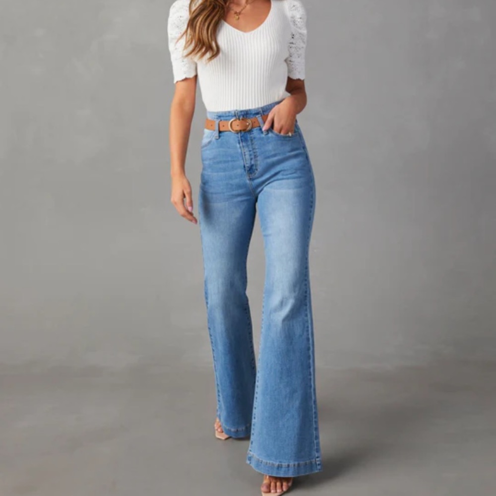 Vici poppy flare high rise